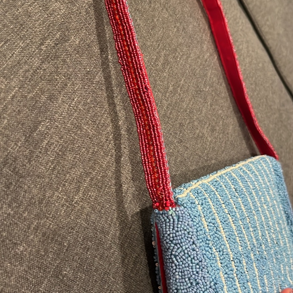 Lobster Beaded Shoulder Bag - Picture 7 of 8